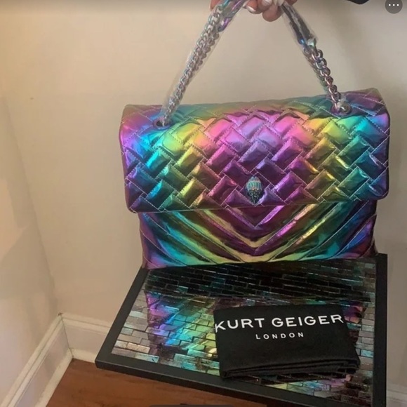 Kensington XXL Leather Shoulder Bag KURT GEIGER LONDON - Picture 15 of 16